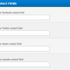 Extra contact fields